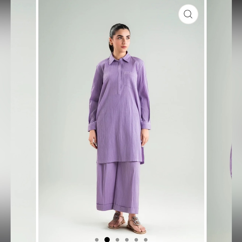 Lavender Top With Pants